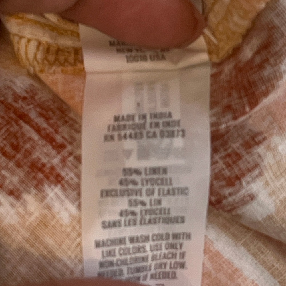 2/$30 New with tags Aerie Mustard Yellow Sleeveless Linen Blend Midi Dress XXS - Picture 9 of 10